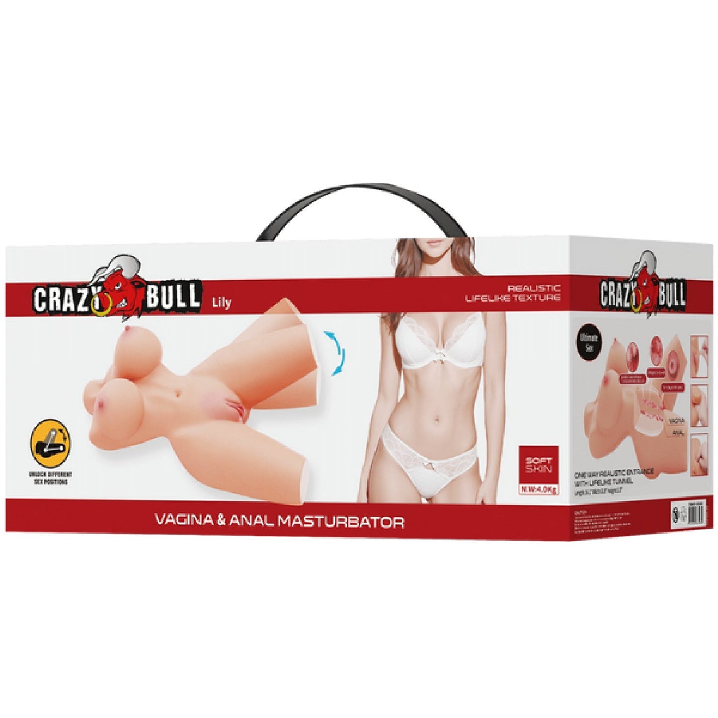 Lily Life-Size Doll – Realistic Vagina and Anal Masturbator with Movable Legs > Sex Toys > Sex Dolls > Premium - Tophatter Daily Deals