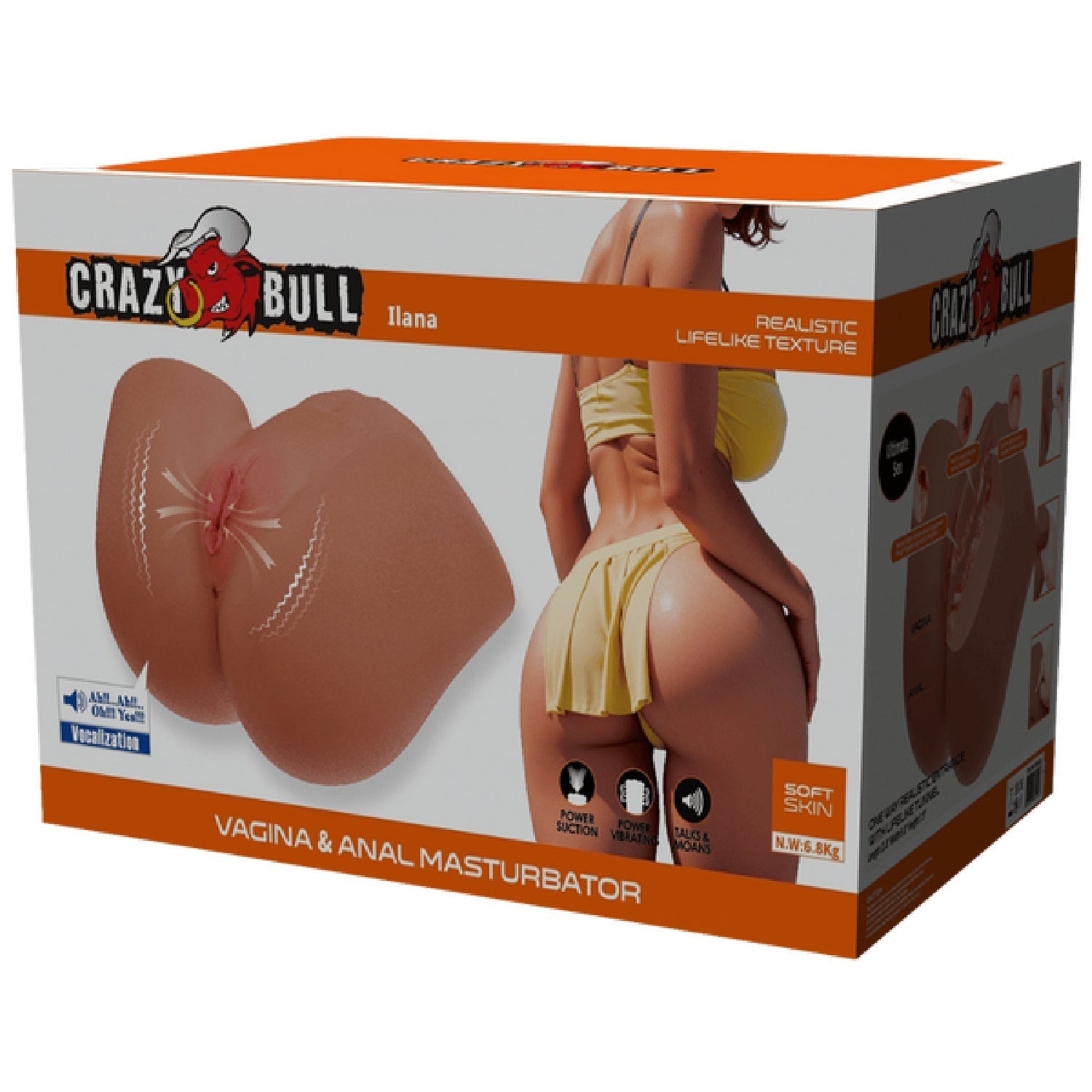 Ilana 3D Masturbator – Realistic Vagina and Anal Masturbator > Sex Toys For Men > Assbators - Tophatter Daily Deals