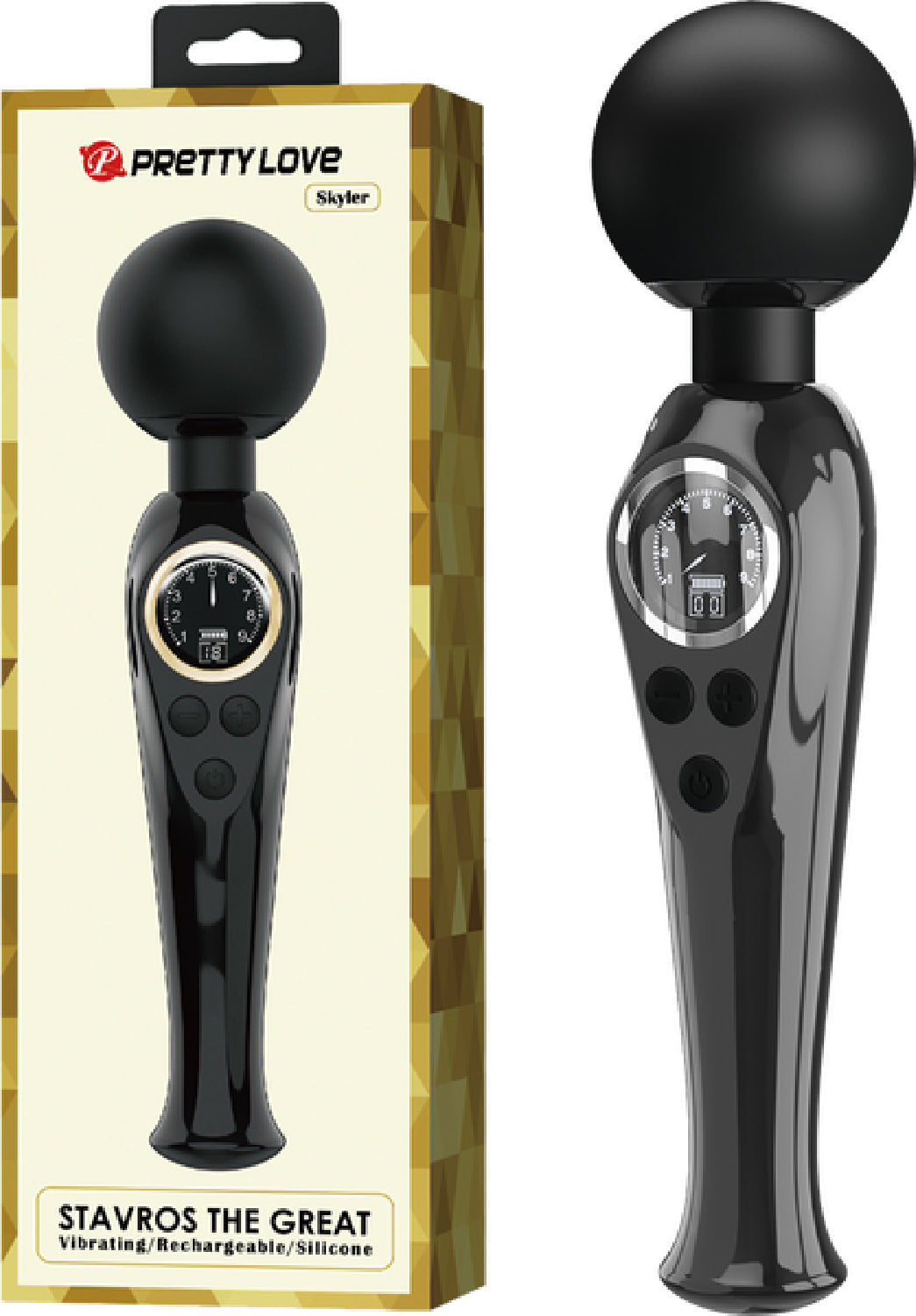 Skyler Rechargeable Wand – Powerful 10-Mode Vibrating Wand with Flexible Neck > Sex Toys > Massage Wands - Tophatter Daily Deals