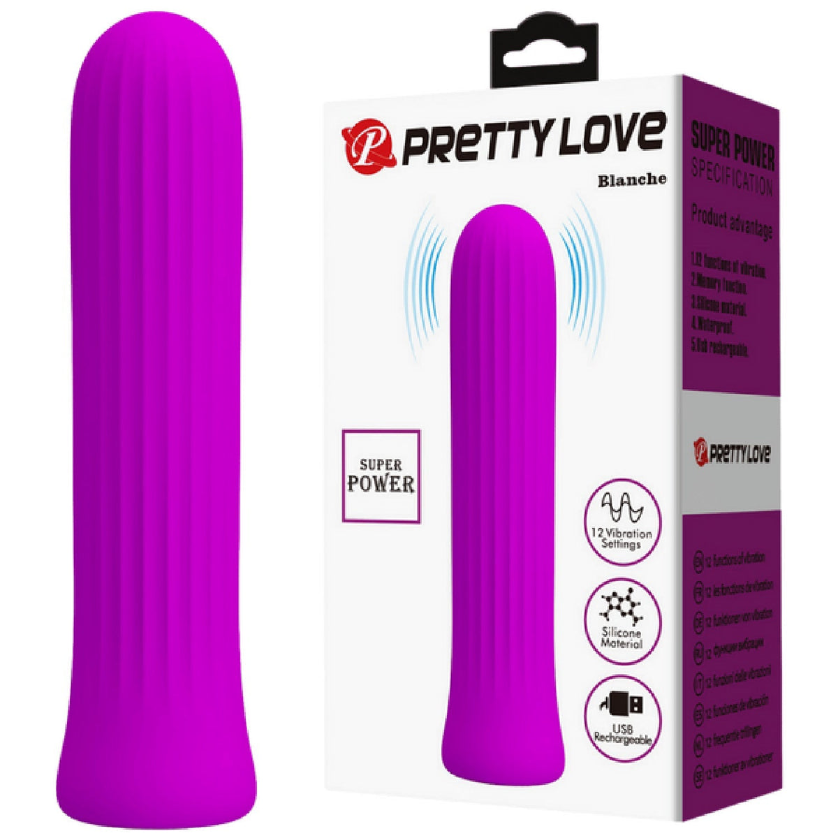 Pretty Love Rechargeable Silicone Vibrator – 12 Vibration Speeds Rechargeable Vibrator > Vibrators > Standard Vibrators - Tophatter Daily Deals