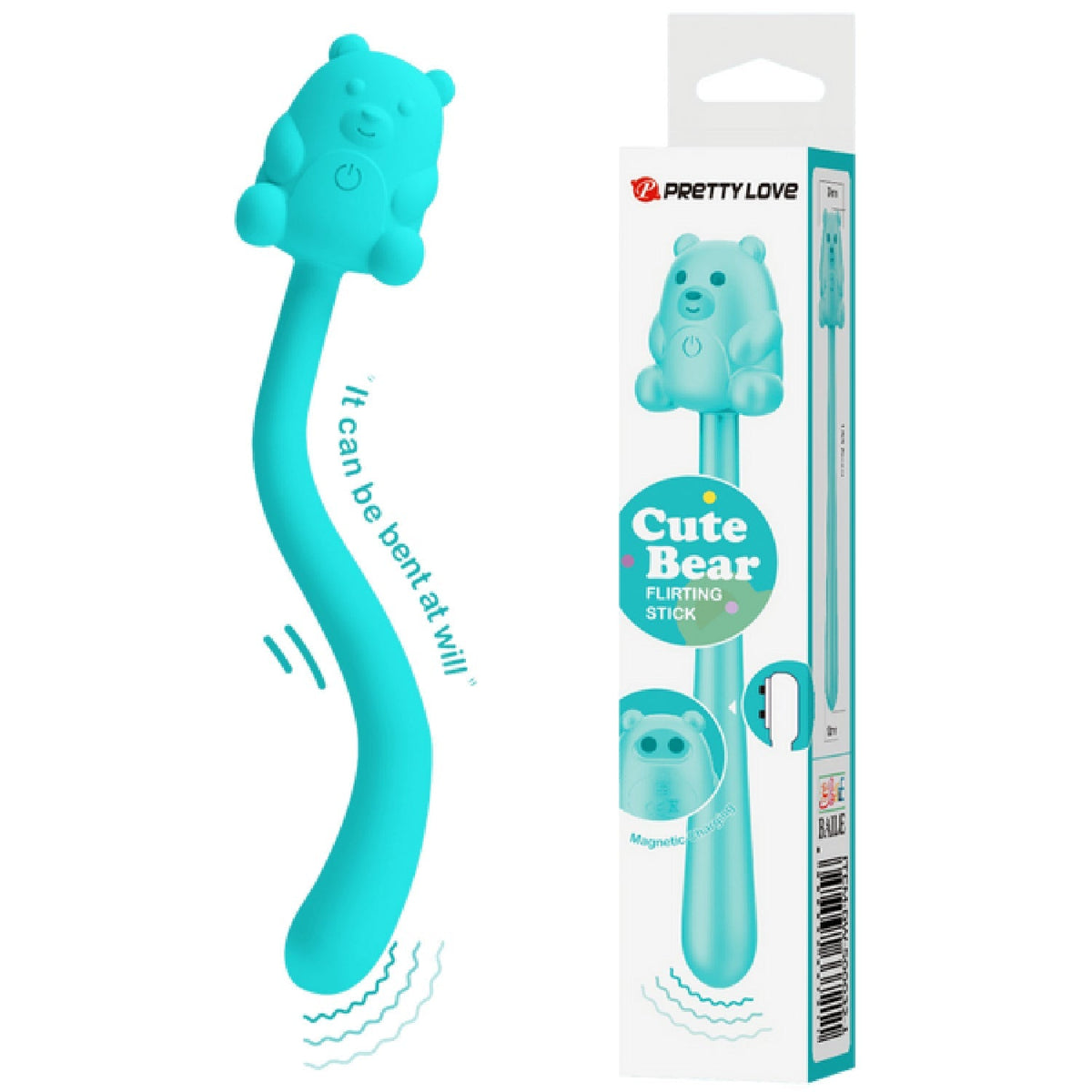 Pretty Love Cute Bear Flirting Stick – 7-Mode Vibrator > Vibrators > Unconventional - Tophatter Daily Deals