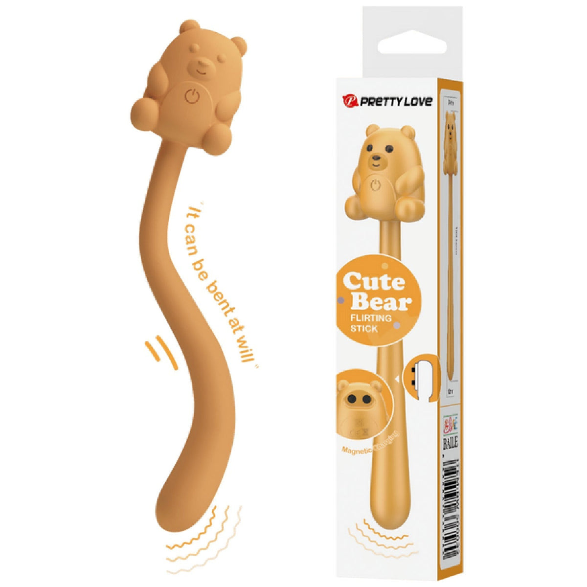 Pretty Love Cute Bear Flirting Stick – 7-Mode Vibrator > Vibrators > Unconventional - Tophatter Daily Deals