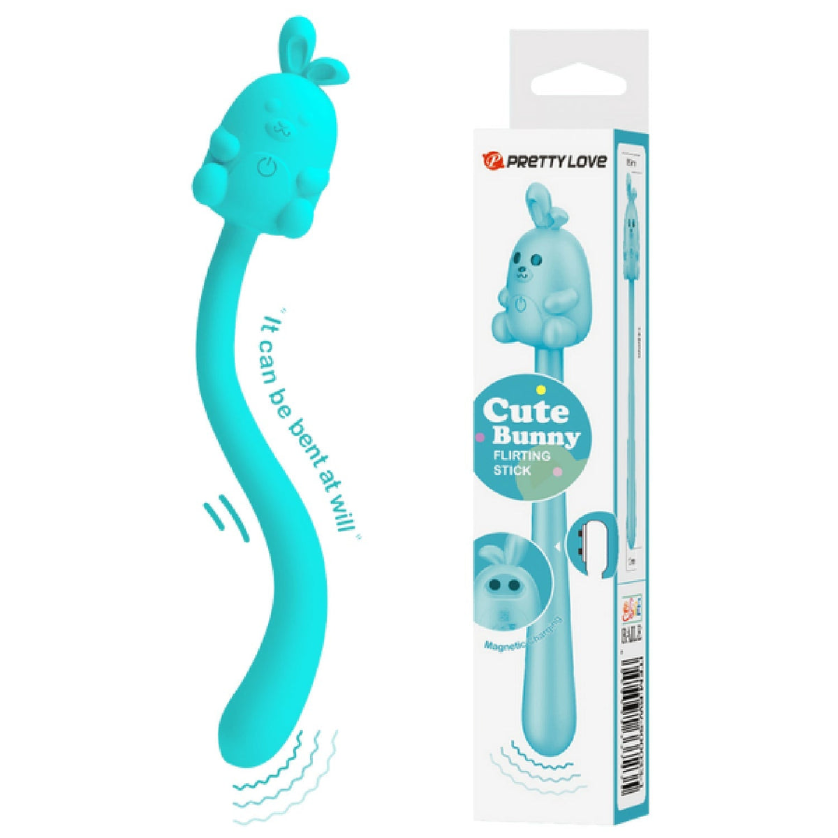 Pretty Love Cute Bunny Flirting Stick – Vibrator with Seven Vibration Modes > Vibrators > Unconventional - Tophatter Daily Deals