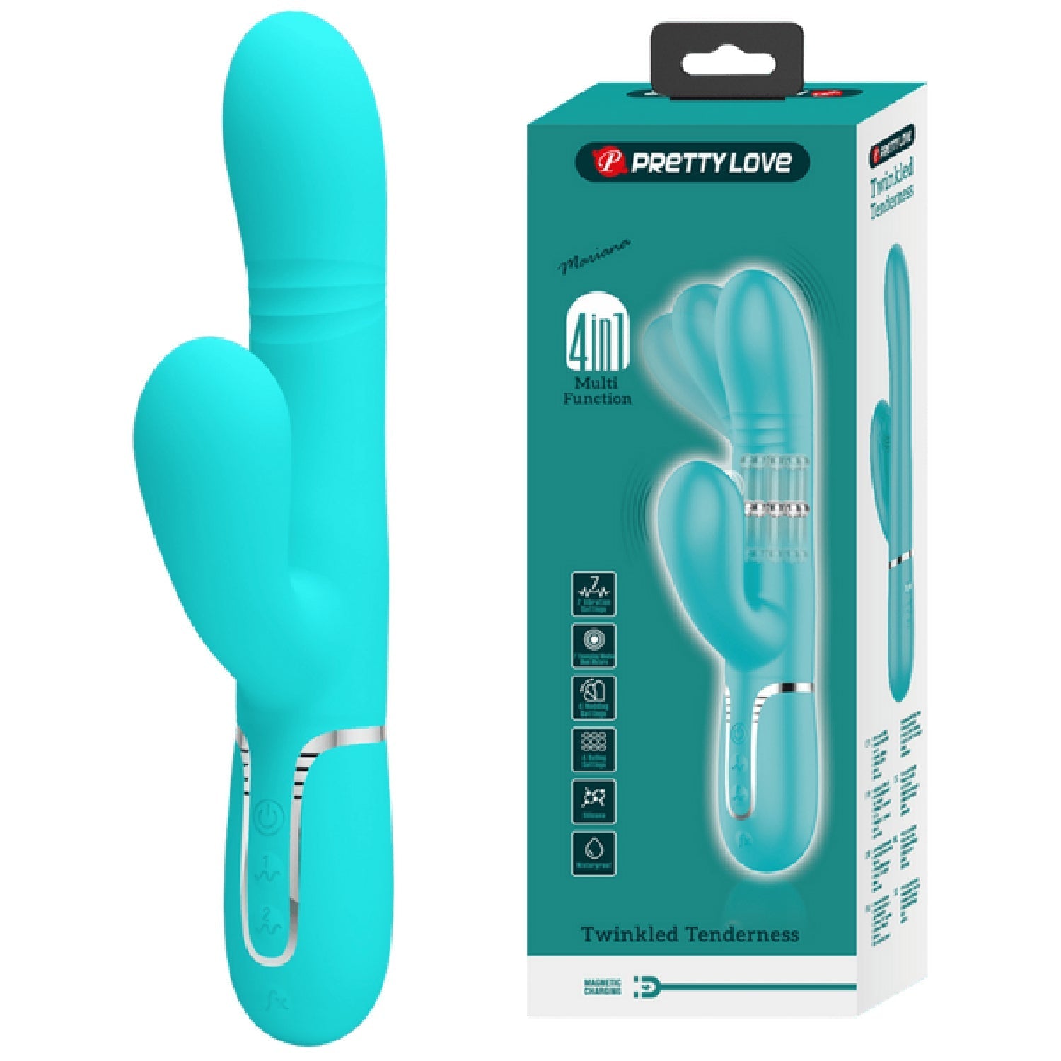 Mariana 4in1 Multi-Function Rabbit Vibrator – 7 Vibration and Thumping Modes > Vibrators > Ladies > Rabbit - Tophatter Daily Deals