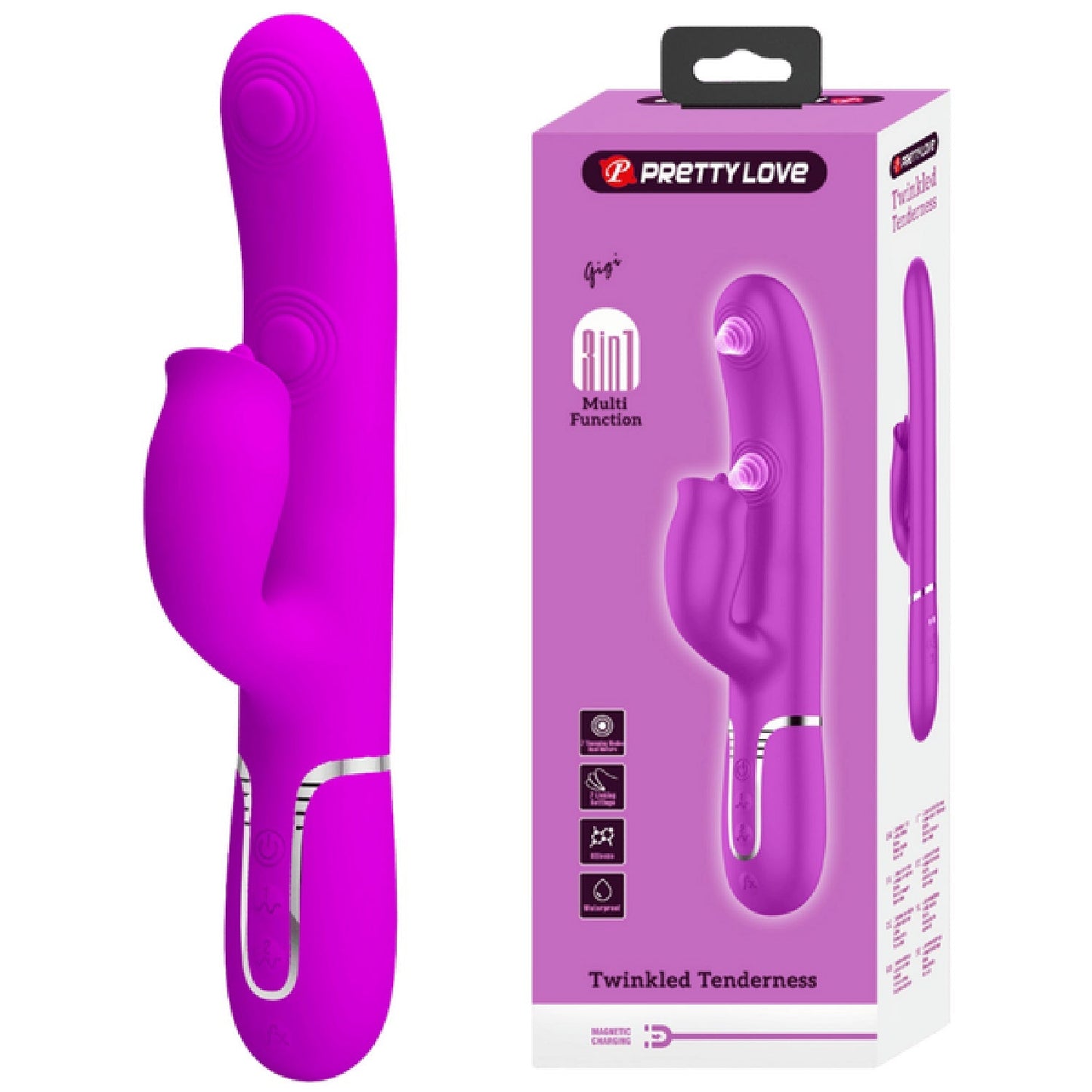 Pretty Love Gigi 3in1 – Multi-Function Rabbit Vibrator with Dual Stimulation > Vibrators > Ladies > Rabbit - Tophatter Daily Deals