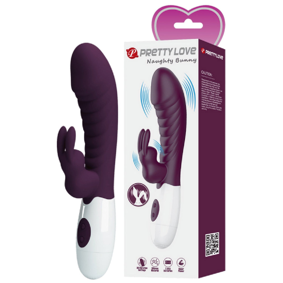 Naughty Bunny – Dual Stimulator Vibrator With G-Spot And Clitoral Vibration > Vibrators > Ladies > Rabbit - Tophatter Daily Deals