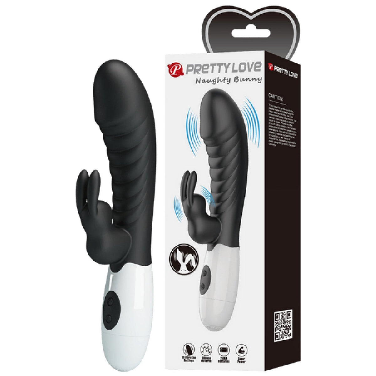 Naughty Bunny – Dual Stimulator Vibrator With G-Spot And Clitoral Vibration > Vibrators > Ladies > Rabbit - Tophatter Daily Deals