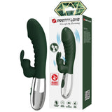 Rechargeable Naughty Bunny – Dual-Motor Silicone G-Spot and Clitoral Vibrator > Vibrators > Ladies > Rabbit Multi - Tophatter Daily Deals