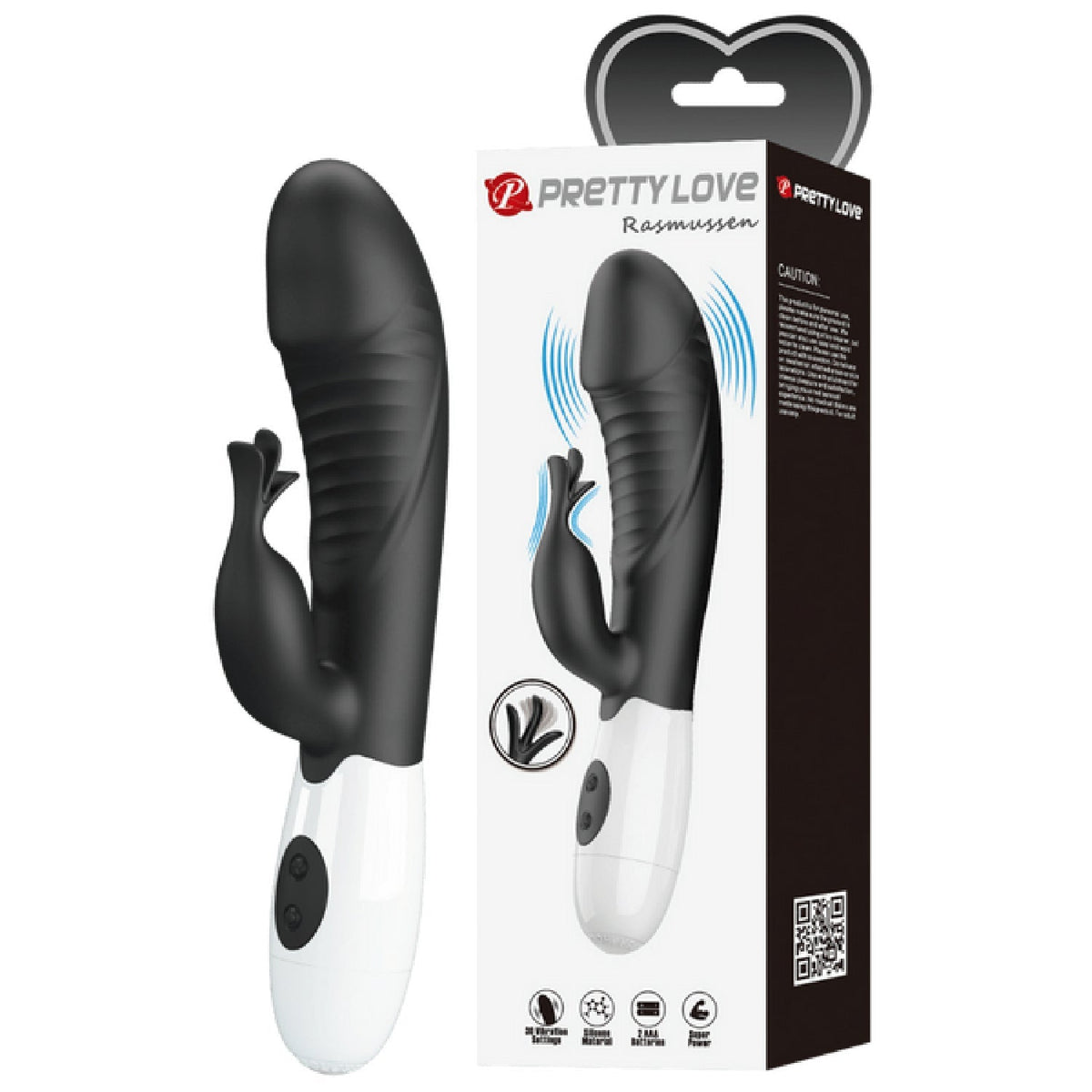 Rasmussen Dual Stimulator – G-Spot and Clitoral Vibrator with 30 Frequencies > Vibrators > Ladies > Rabbit - Tophatter Daily Deals