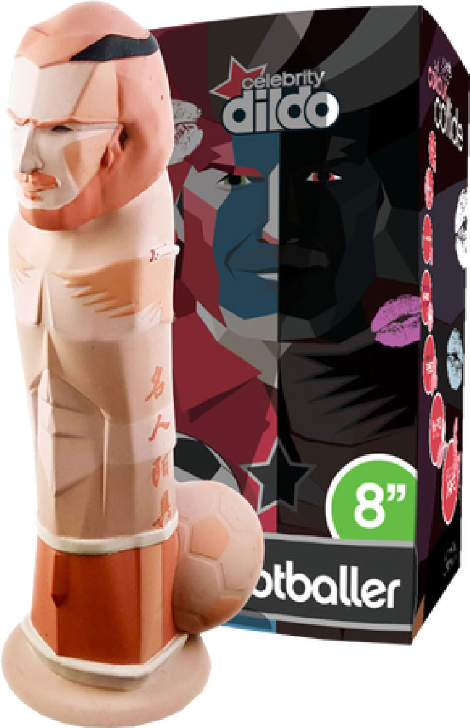 Celebrity Dildo The Footballer – Premium Medical Grade Silicone Dildo > Dildos > Other Dildos - Tophatter Daily Deals