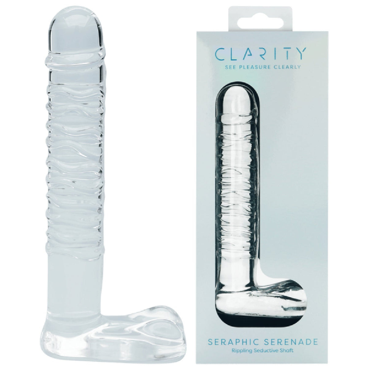 Seraphic Serenade – Hand-Blown 5.7 Inch Sculpted Glass Dildo > Glass > Dildos - Tophatter Daily Deals