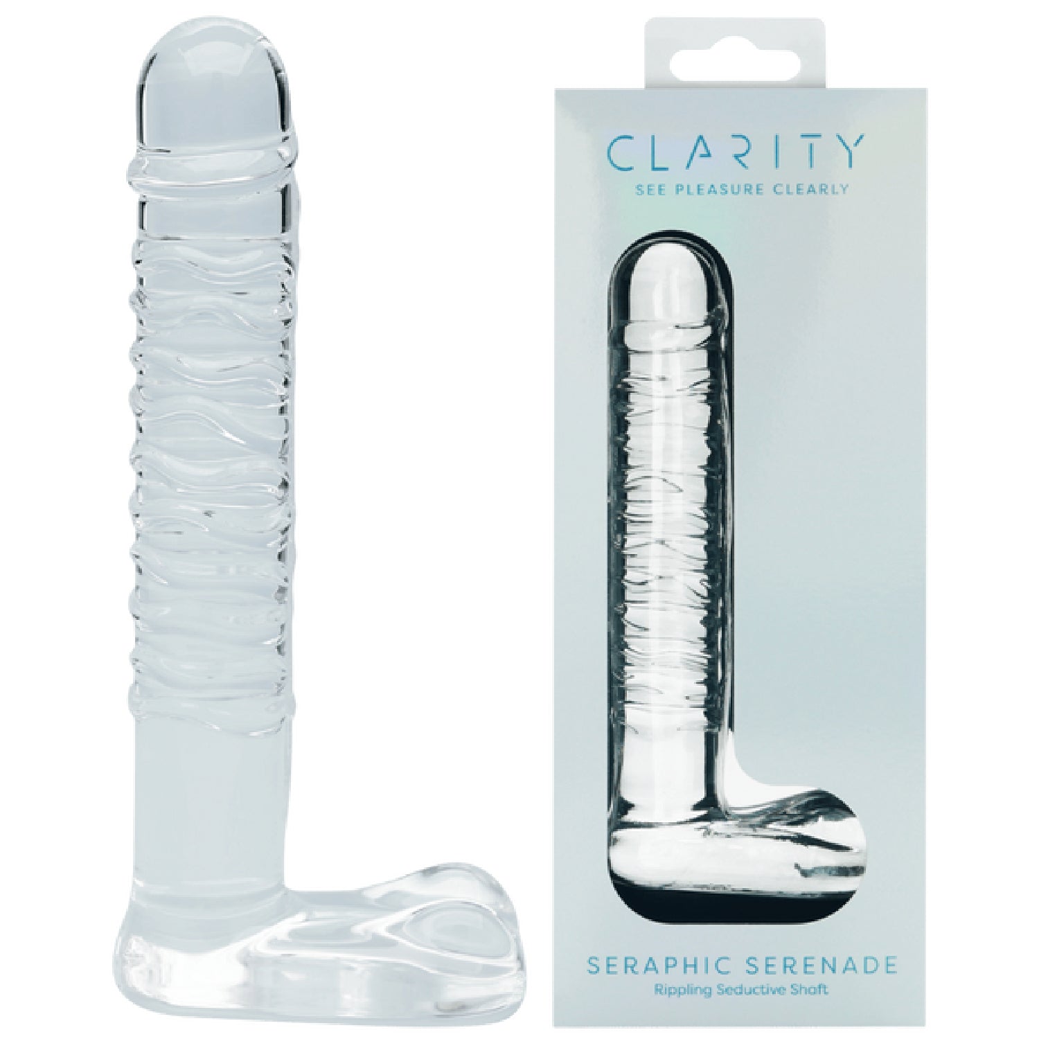 Seraphic Serenade – Hand-Blown 5.7 Inch Sculpted Glass Dildo > Glass > Dildos - Tophatter Daily Deals
