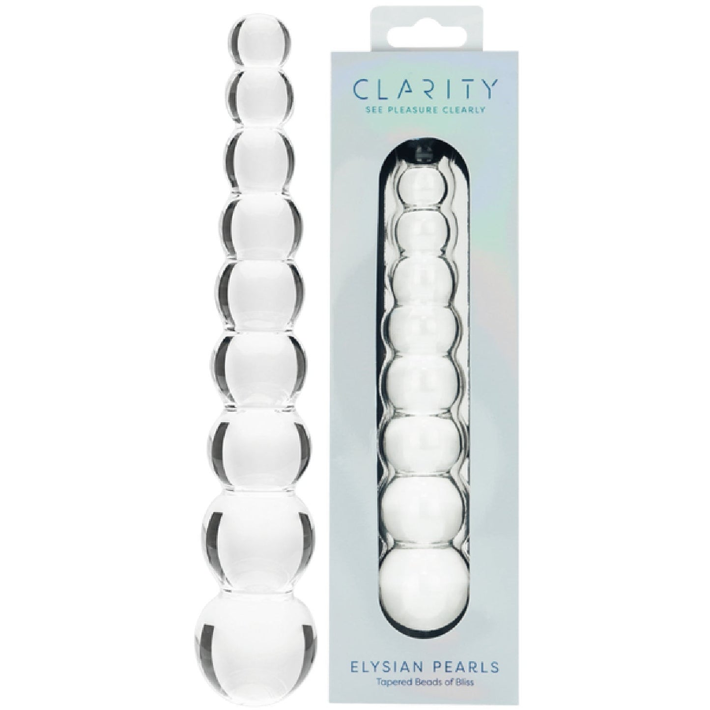 Elysian Pearls – 6.7 Inch Borosilicate Glass Dildo > Glass > Dildos - Tophatter Daily Deals
