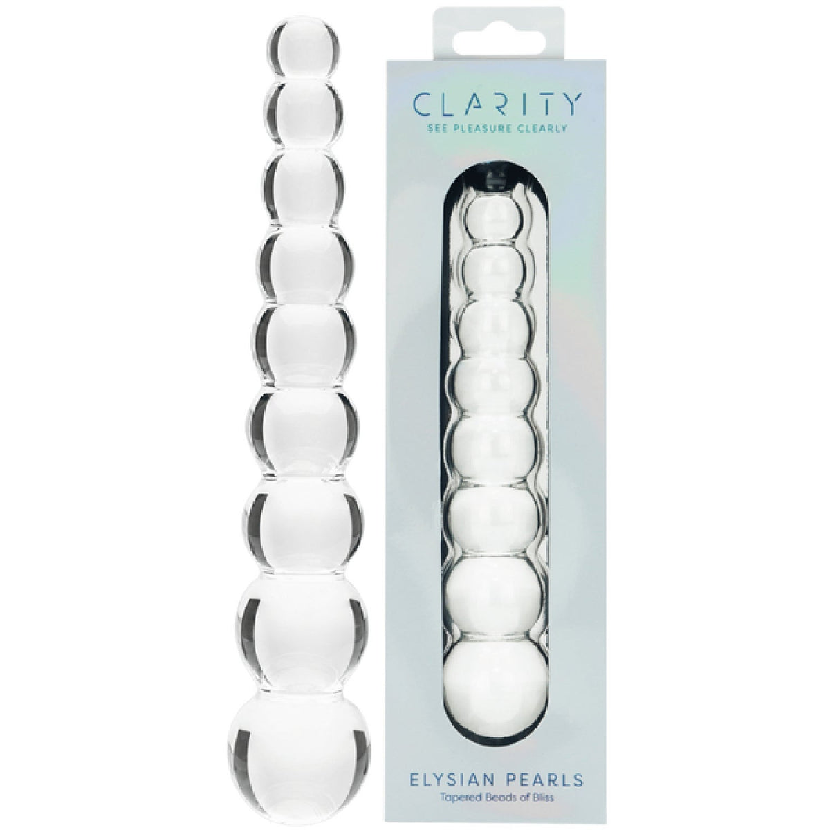 Elysian Pearls – 6.7 Inch Borosilicate Glass Dildo > Glass > Dildos - Tophatter Daily Deals