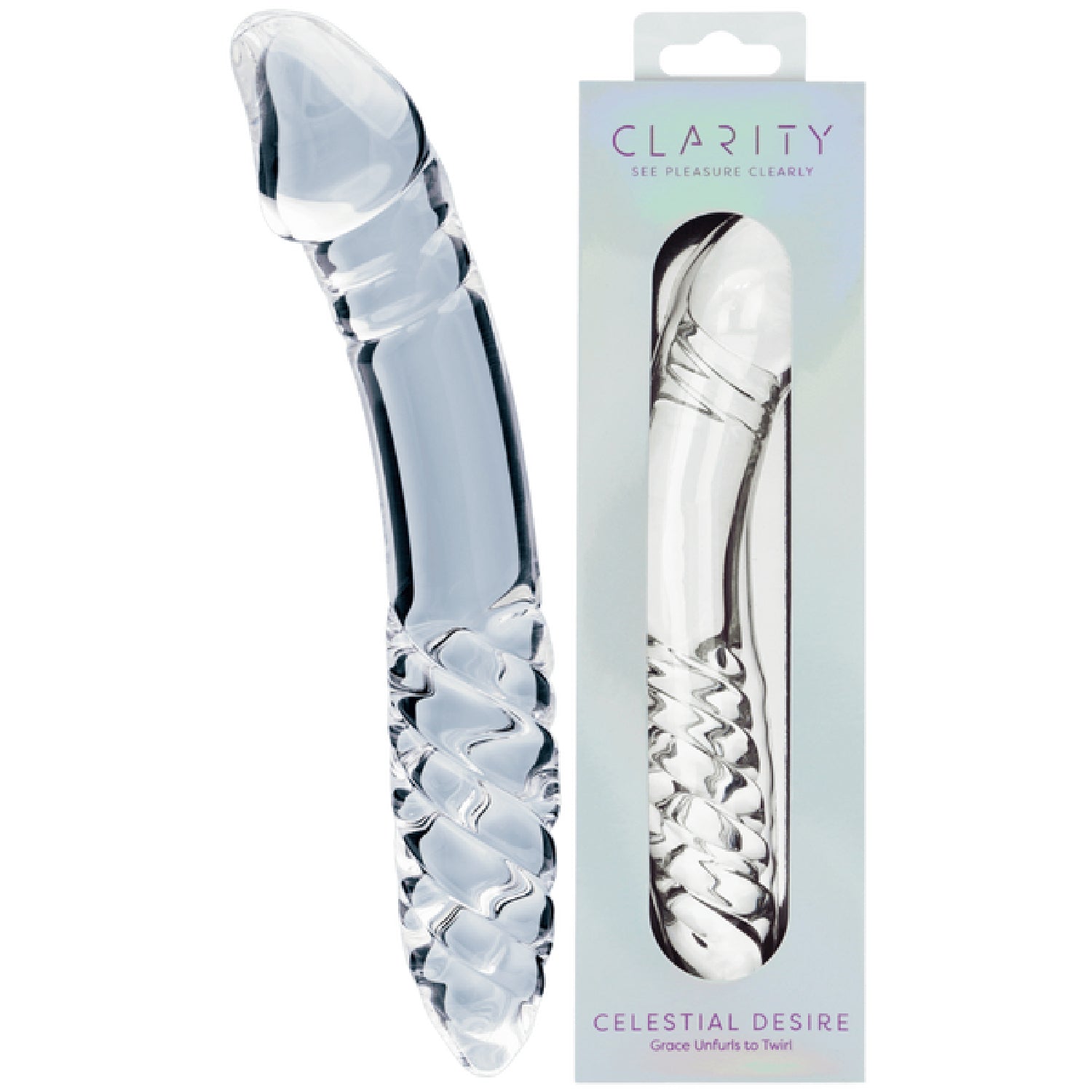 Celestial Desire – 7.4 Inch Double-Ended Borosilicate Glass Dildo > Glass > Dildos - Tophatter Daily Deals