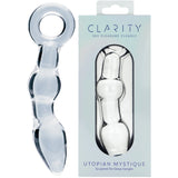 Utopian Mystique – 5.2 Inch Ribbed Glass Anal Dildo > Glass > Dildos - Tophatter Daily Deals