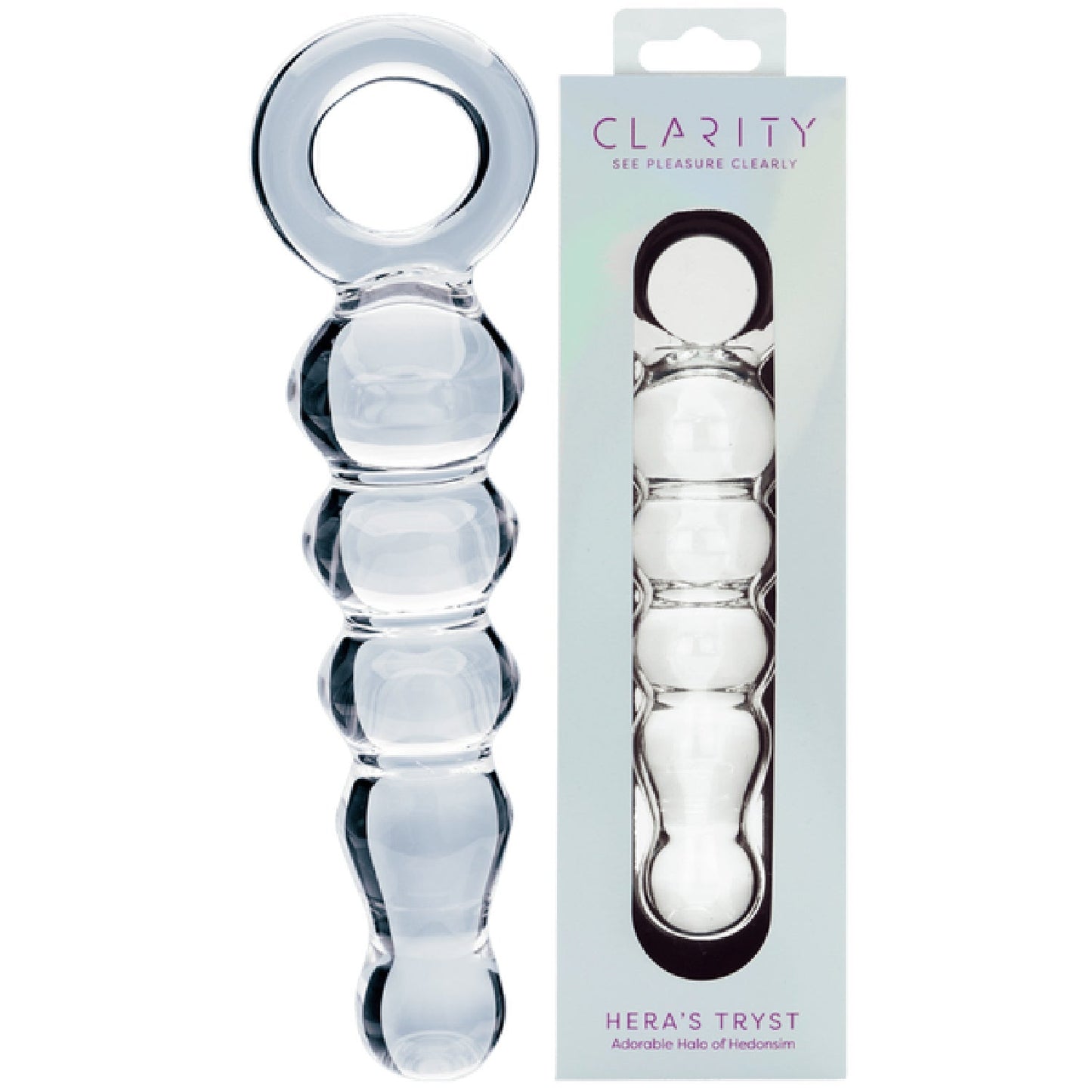 Hera's Tryst – 4.9 Inch Handblown Borosilicate Glass Dildo > Glass > Dildos - Tophatter Daily Deals