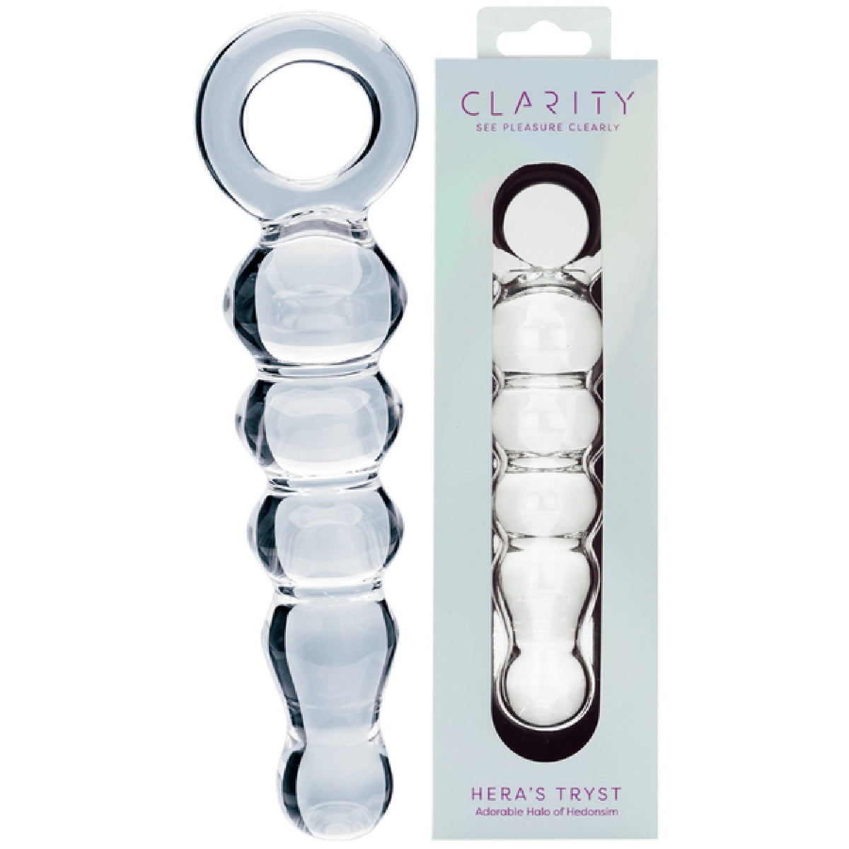 Hera's Tryst – 4.9 Inch Handblown Borosilicate Glass Dildo > Glass > Dildos - Tophatter Daily Deals