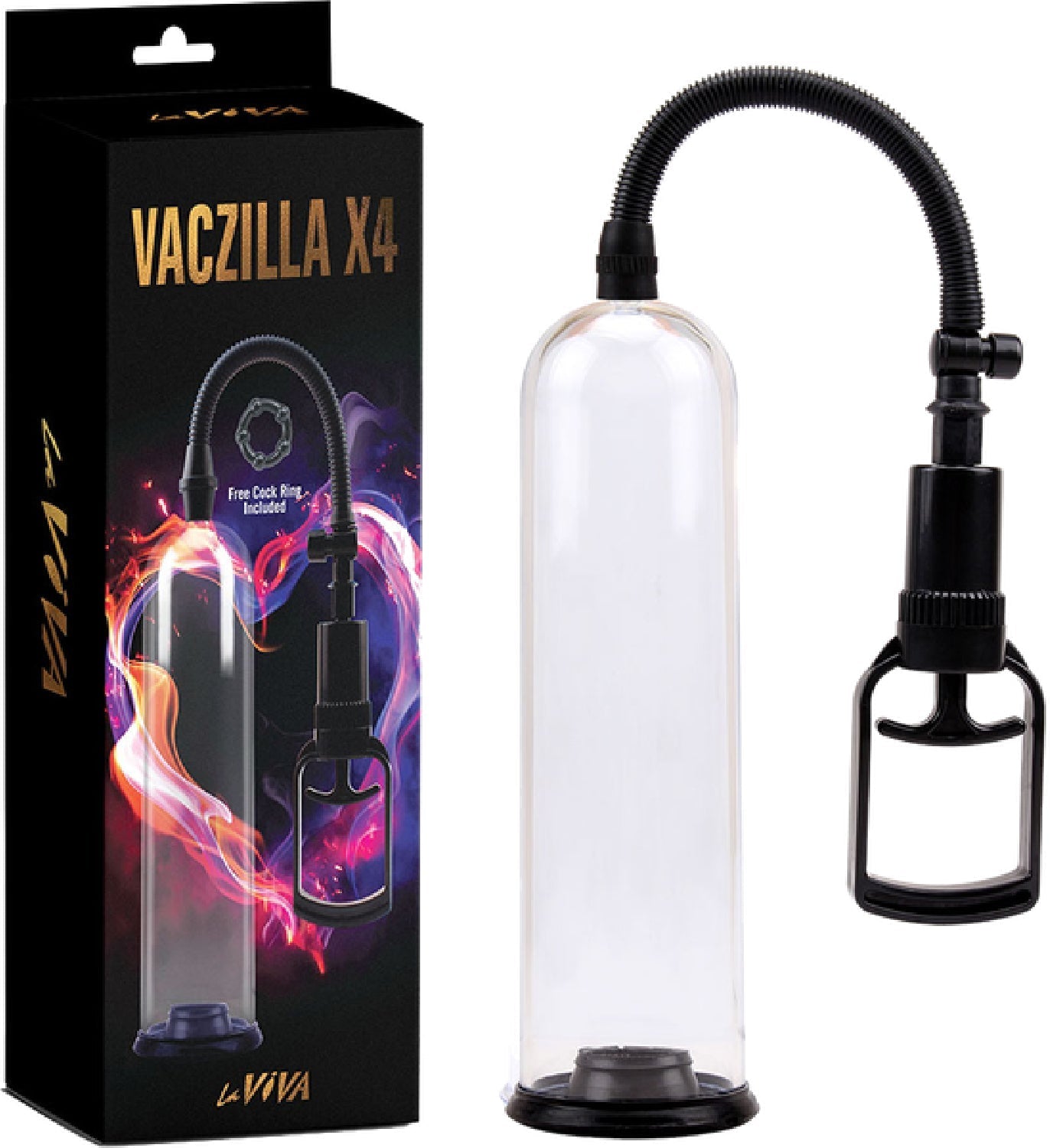 Vaczilla X4 Powerful And Efficient Safe Quick Release Penis Pump With 7 Inch TPR Sleeve And ABS Plastic Cylinder > Pumps > Penis Pumps - Tophatter Daily Deals