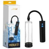 Vaczilla X21 (Black) – USB Rechargeable 3-Speed Cylinder Pump With Silicone Sleeve and Penis Ring > Pumps > Penis Pumps Electric - Tophatter Daily Deals