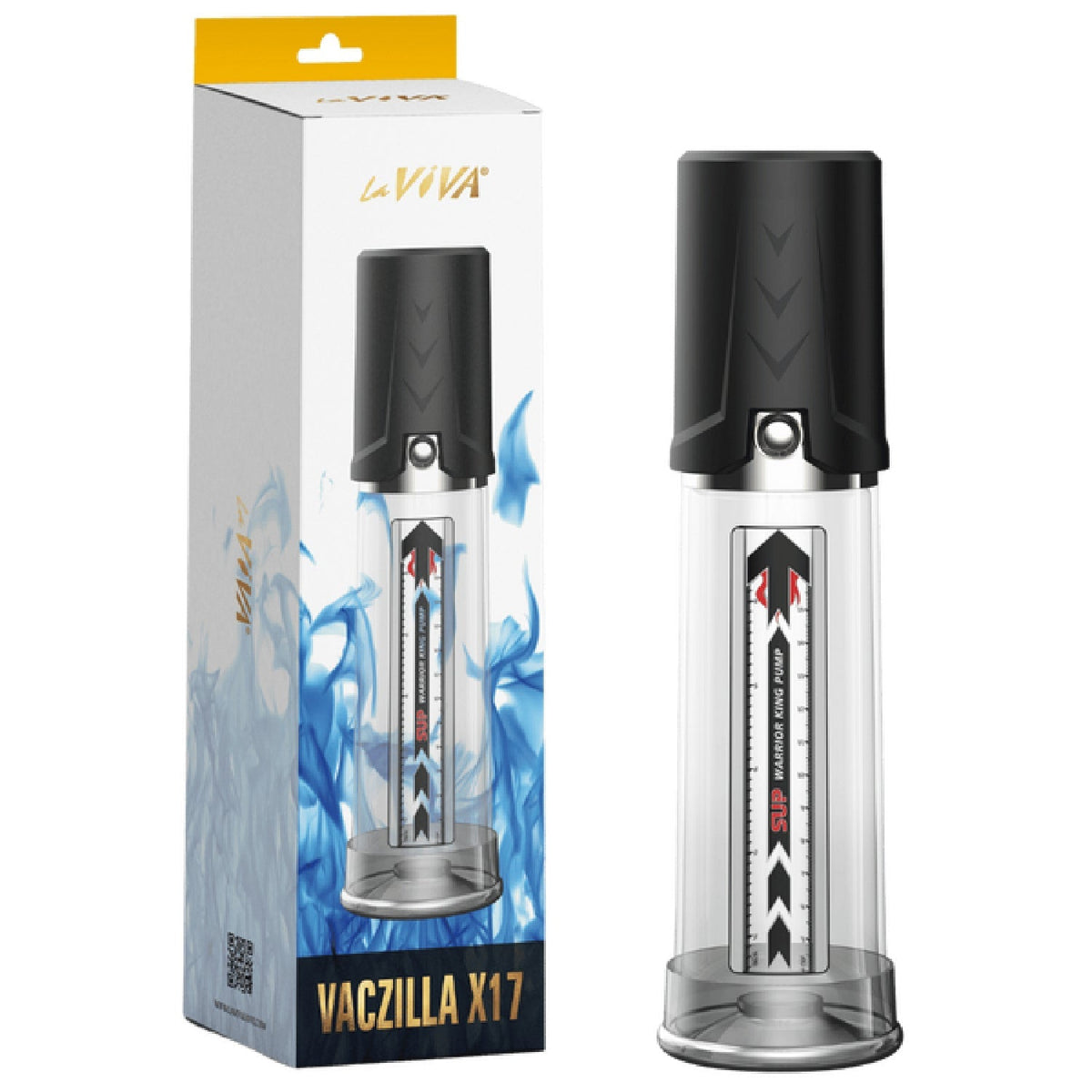 Vaczilla X17 Warrior – Easy-Use Cylinder Pump with Silicone Sleeve and Penis Ring > Pumps > Penis Pumps Electric - Tophatter Daily Deals
