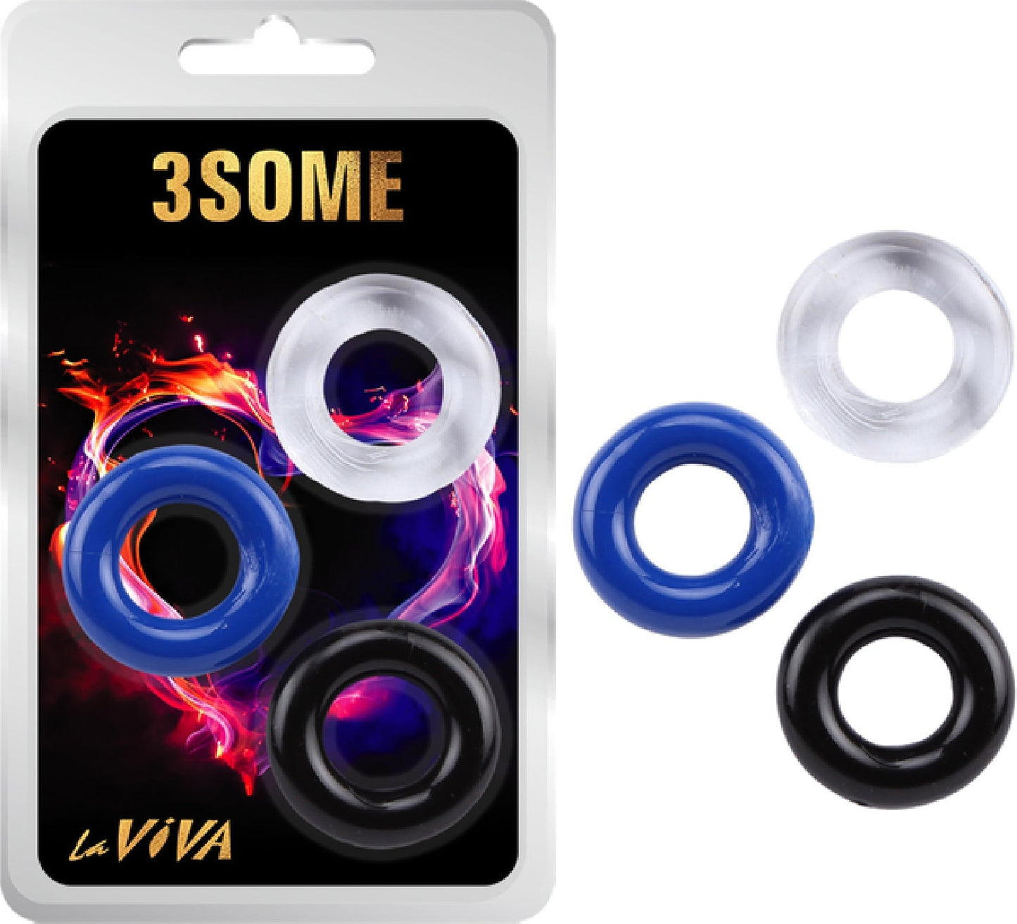 3Some Cockring Set – Cockring Set > Cock Ring > Sets - Tophatter Daily Deals