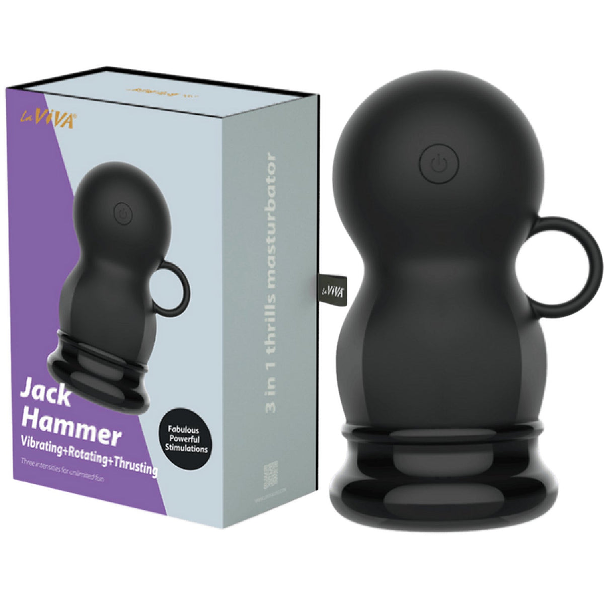 LaViva Jack Hammer – Multi-Function 8cm Vibrator with Rotating and Thrusting Motion > Vibrators > Unconventional - Tophatter Daily Deals