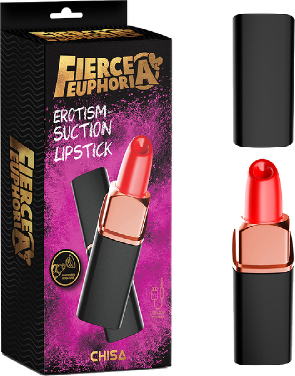 Erotism Suction Lipstick – Silicone Clitoral Stimulator > Vibrators > Mini Vibrators - Tophatter Daily Deals