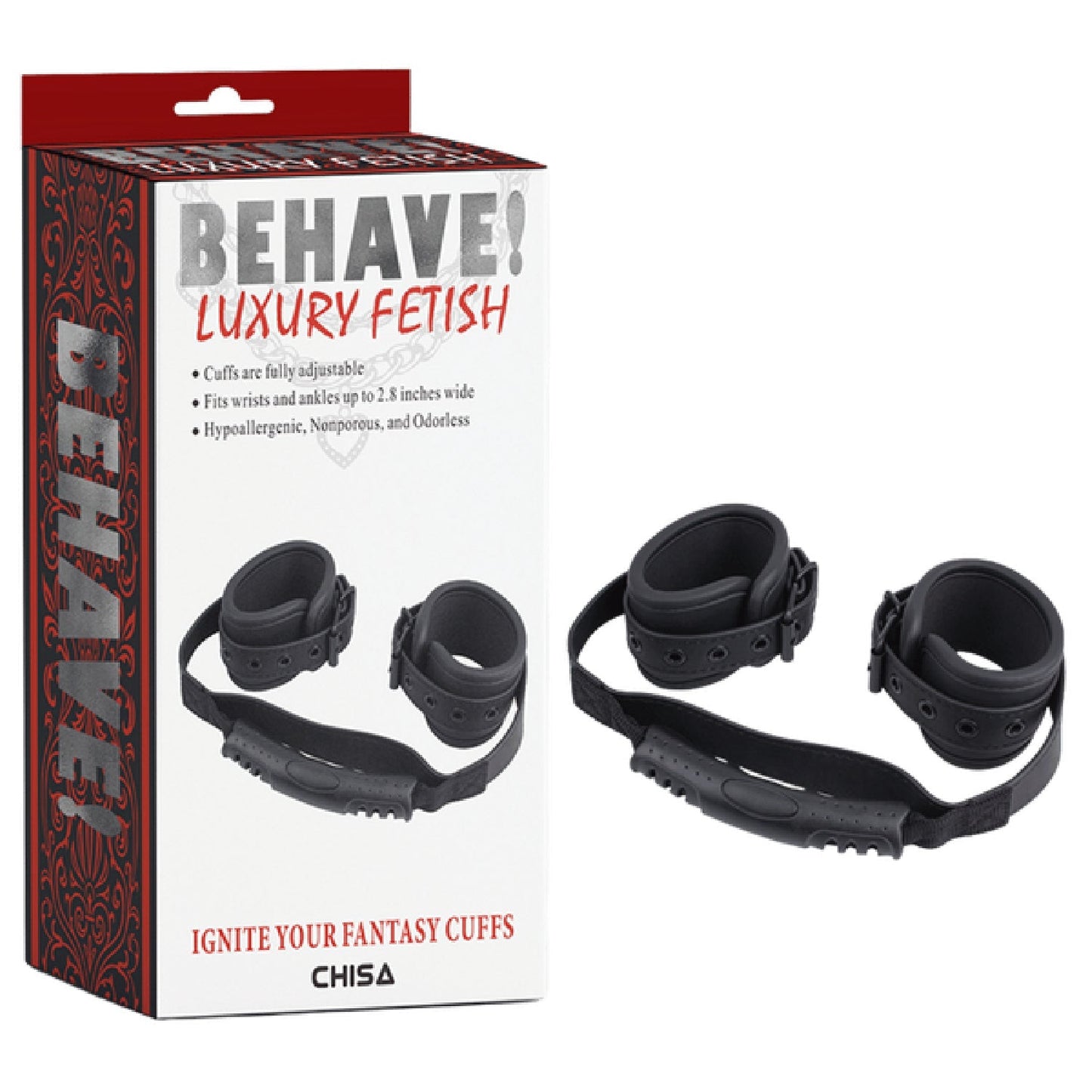Ignite Your Fantasy Cuffs – Fully Adjustable Metal Hook Restraint Cuffs > Bondage Gear > Restraints - Tophatter Daily Deals