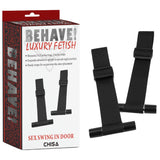 Sex Swing Over-the-Door with Adjustable Wrist Restraints – Strong Metal Bar Equipment > Bondage Gear > Restraints - Tophatter Daily Deals