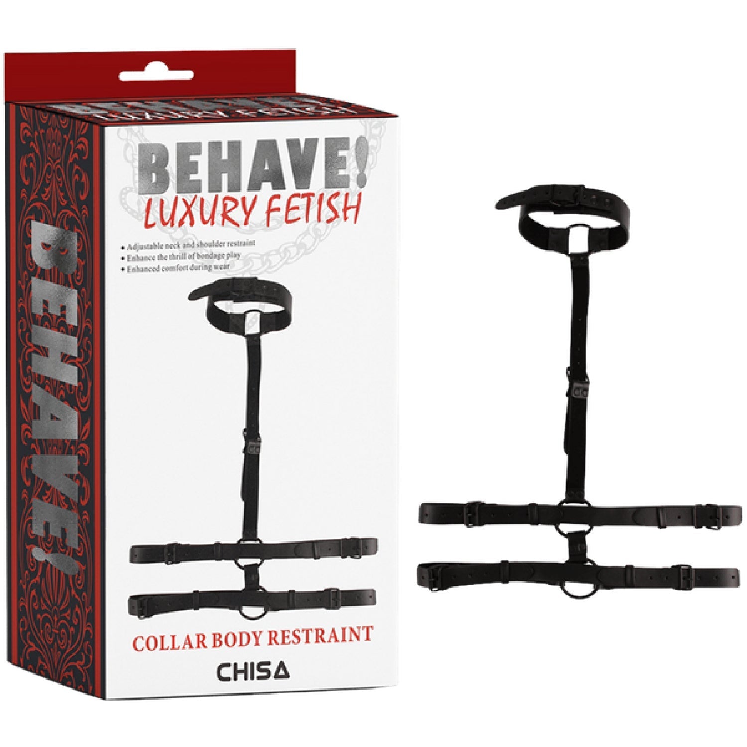 Collar Body Restraint – Adjustable Bondage Restraint > Bondage Gear > Collars & Leashes - Tophatter Daily Deals