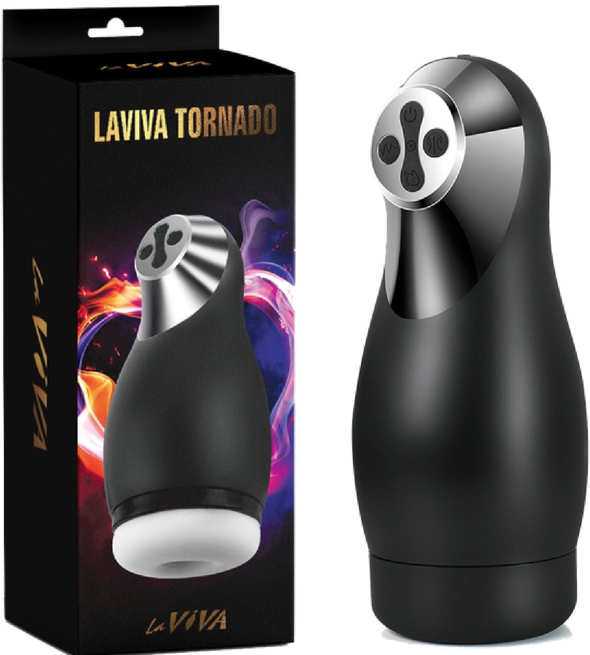 Laviva Tornado – 212mm Suction and Vibration Stroker > Sex Toys For Men > Masturbators > Vibrating - Tophatter Daily Deals