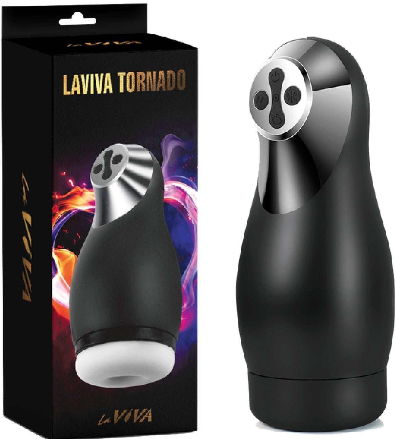 Laviva Tornado – 212mm Suction and Vibration Stroker > Sex Toys For Men > Masturbators > Vibrating - Tophatter Daily Deals