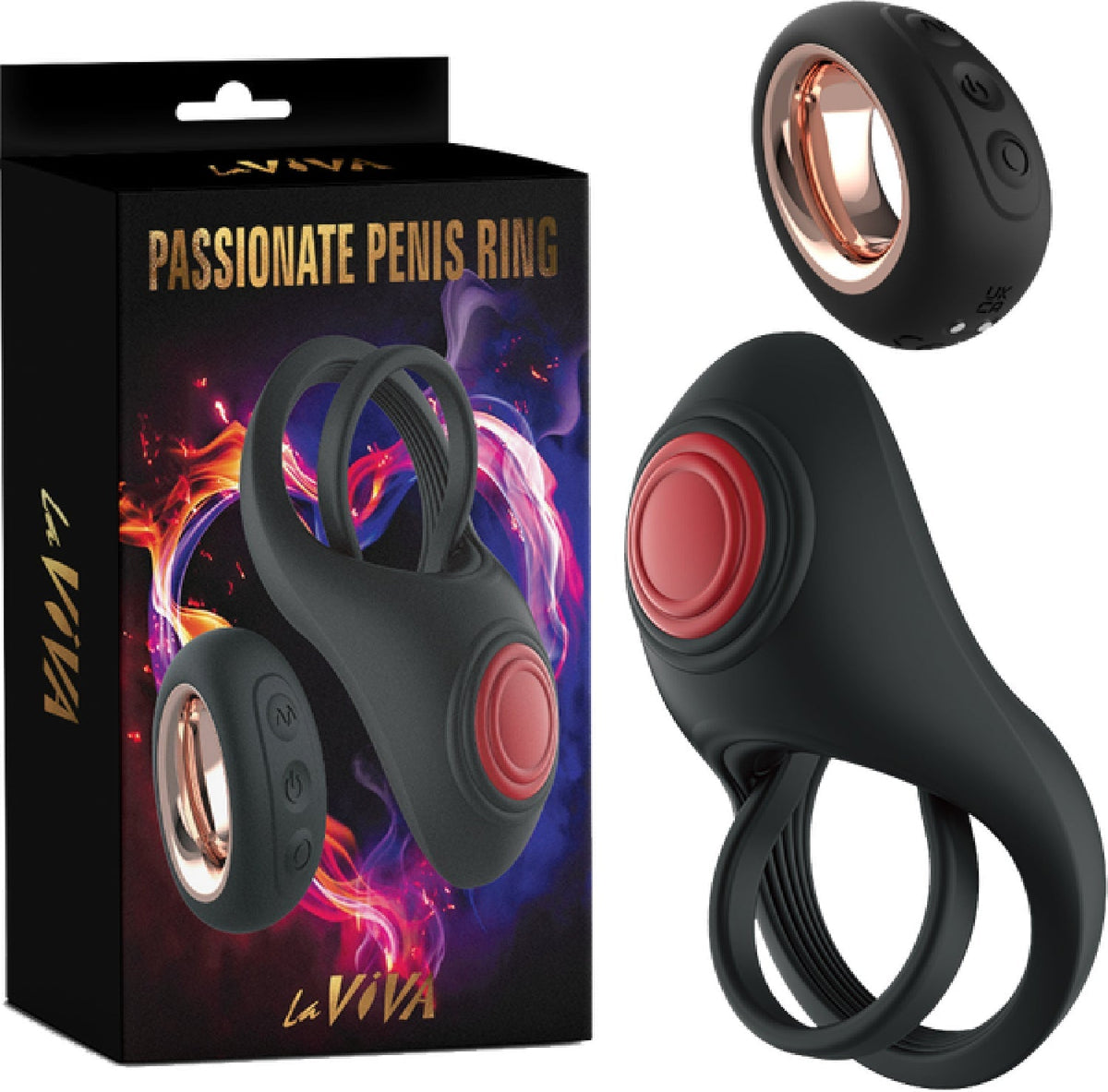 LaViva Passionate – Remote-Controlled 1.75 Inch Penis Ring > Cock Ring > Vibrating - Tophatter Daily Deals