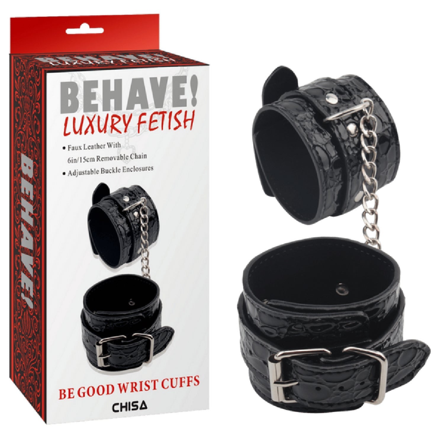 Be Good Wrist Cuffs – Fully Adjustable Metal Hook Restraints Bondage Accessory > Bondage Gear > Restraints - Tophatter Daily Deals
