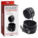 Be Good Ankle Cuffs – Adjustable Bondage Ankle Cuffs > Bondage Gear > Restraints - Tophatter Daily Deals