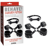 Fully Restrain Your Lover Set – Adjustable Collar Restraint Set > Bondage Gear > Restraints - Tophatter Daily Deals