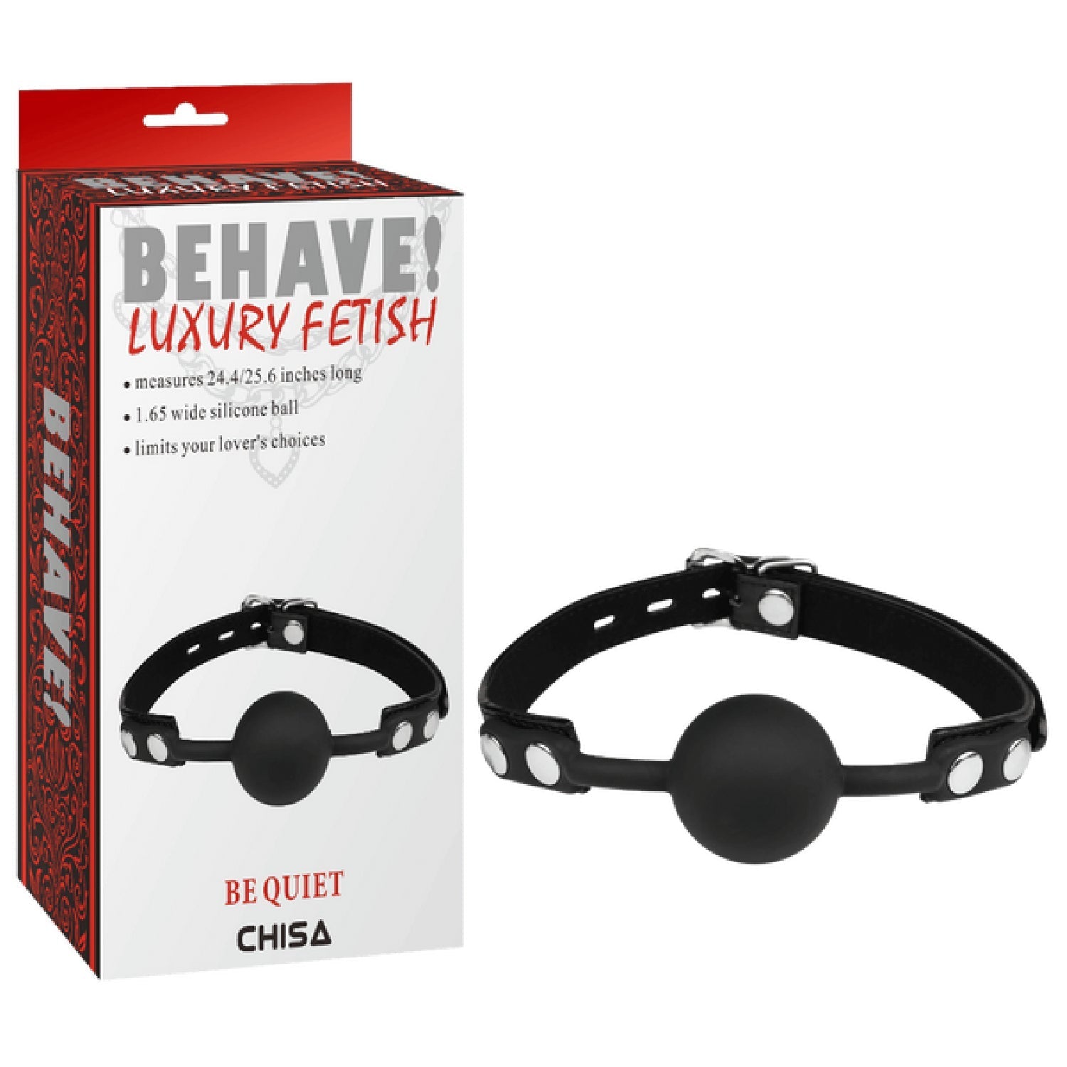 Be Quiet Fully Adjustable Soft Ball Gag – Comfortable and Easy to Use Ball Gag > Bondage Gear > Gags and Bits - Tophatter Daily Deals