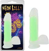 Neon Billy 7.6" (Glow Pink) > Vibrators > Standard Vibrators - Tophatter Daily Deals