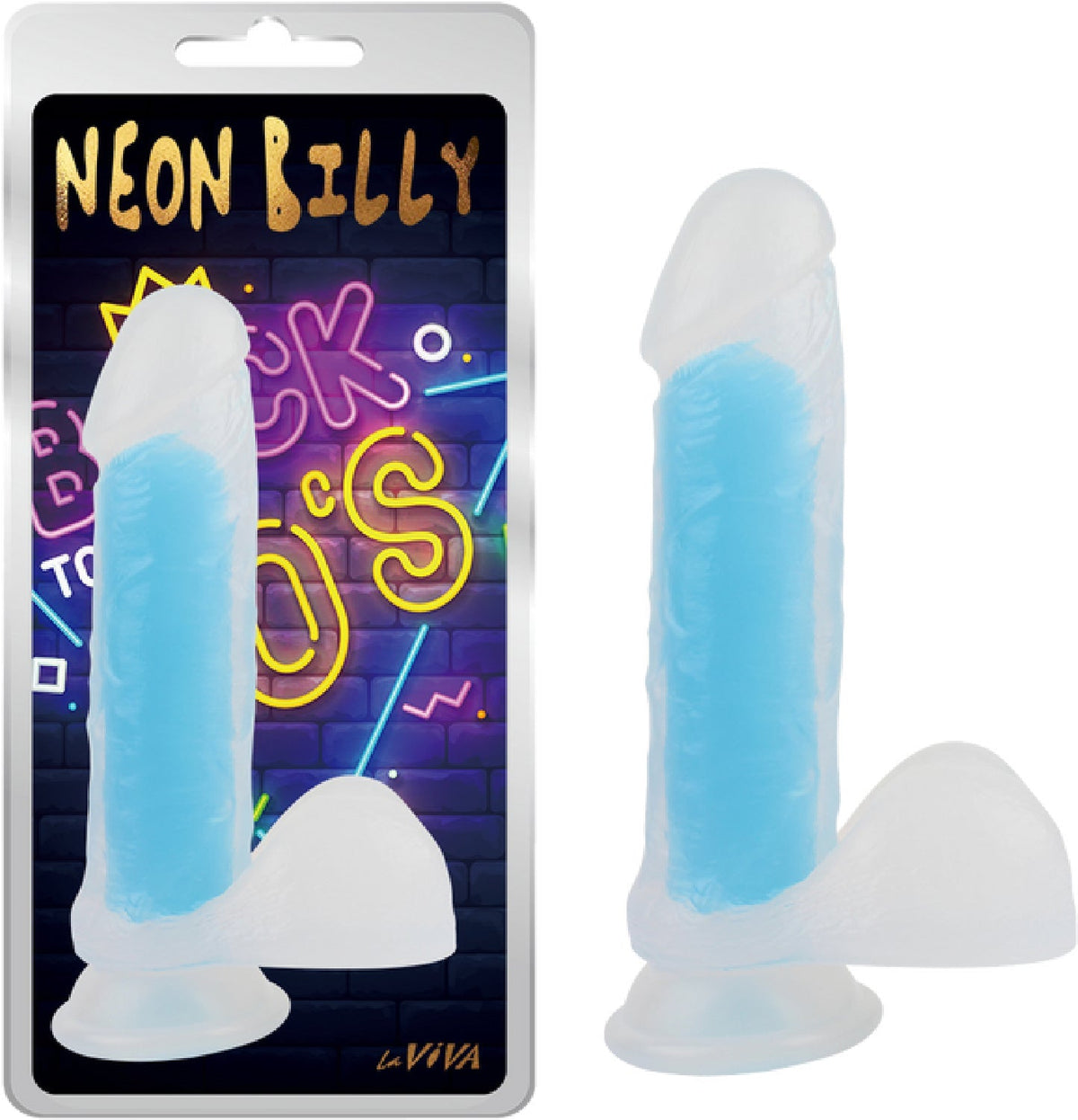 Neon Billy 7.6" (Glow Pink) > Vibrators > Standard Vibrators - Tophatter Daily Deals
