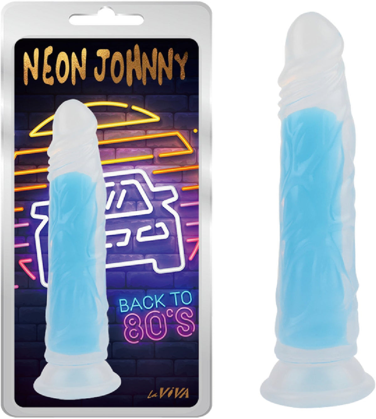 Neon Johnny 8.4" (Glow Pink) > Vibrators > Standard Vibrators - Tophatter Daily Deals
