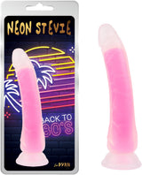 Neon Stevie 8.4 Inch – Glow-in-the-Dark Silicone Vibrator > Dildos > Realistic Dildos - Tophatter Daily Deals