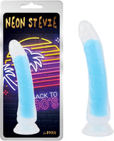 Neon Stevie 8.4 Inch – Glow-in-the-Dark Silicone Vibrator > Dildos > Realistic Dildos - Tophatter Daily Deals