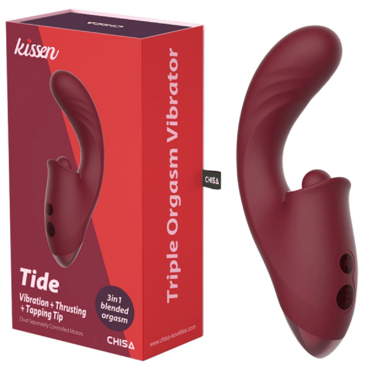Tide – Waterproof 17.8cm Silicone Vibrator with Multiple Patterns > Vibrators > Ladies > Rabbit - Tophatter Daily Deals