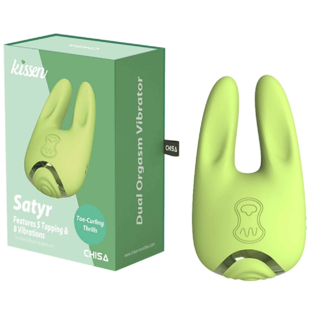 Satyr – Waterproof Silicone Vibrator with Tapping and Vibration Functions > Vibrators > Ladies > Clitoral Vibrators and Stimulators - Tophatter Daily Deals