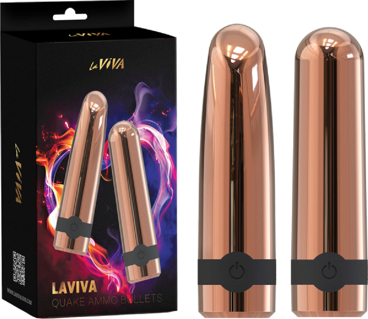 Laviva Quake Ammo Bullets – Luxury Silicone Vibration Bullets > Vibrators > Mini Vibrators - Tophatter Daily Deals