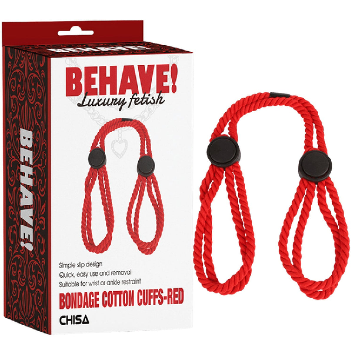 Bondage Cotton Cuffs – Simple Slip Design Restraint Cuffs > Bondage Gear > Restraints - Tophatter Daily Deals