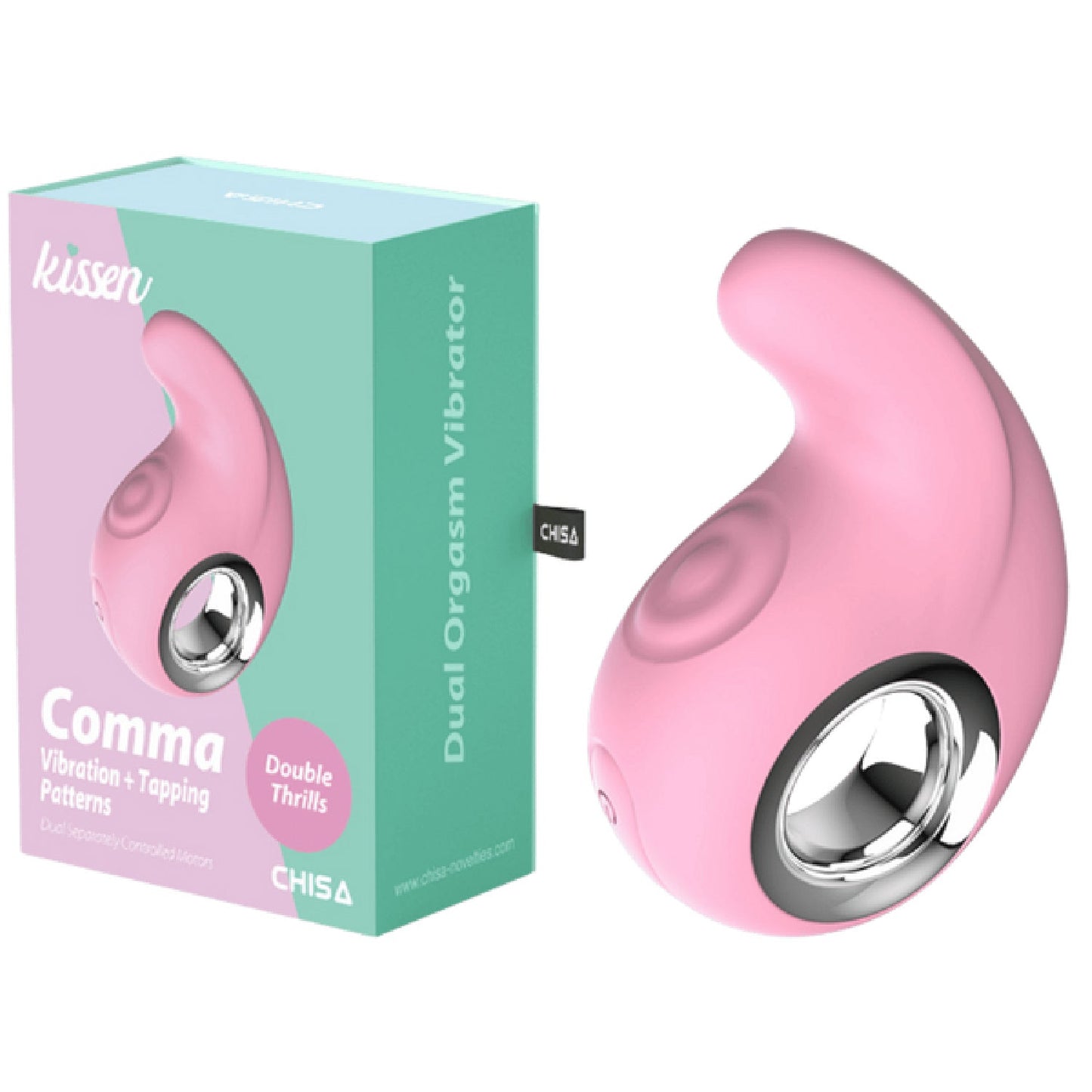 Comma – Waterproof Silicone Vibrator with 10 Vibration and Tapping Patterns 9cm > Vibrators > Unconventional - Tophatter Daily Deals