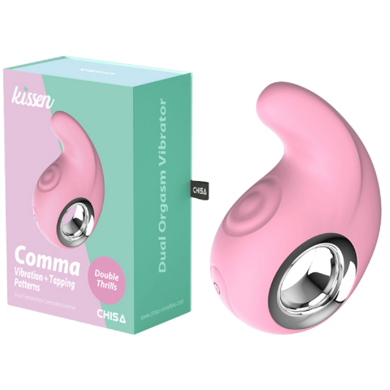 Comma – Waterproof Silicone Vibrator with 10 Vibration and Tapping Patterns 9cm > Vibrators > Unconventional - Tophatter Daily Deals