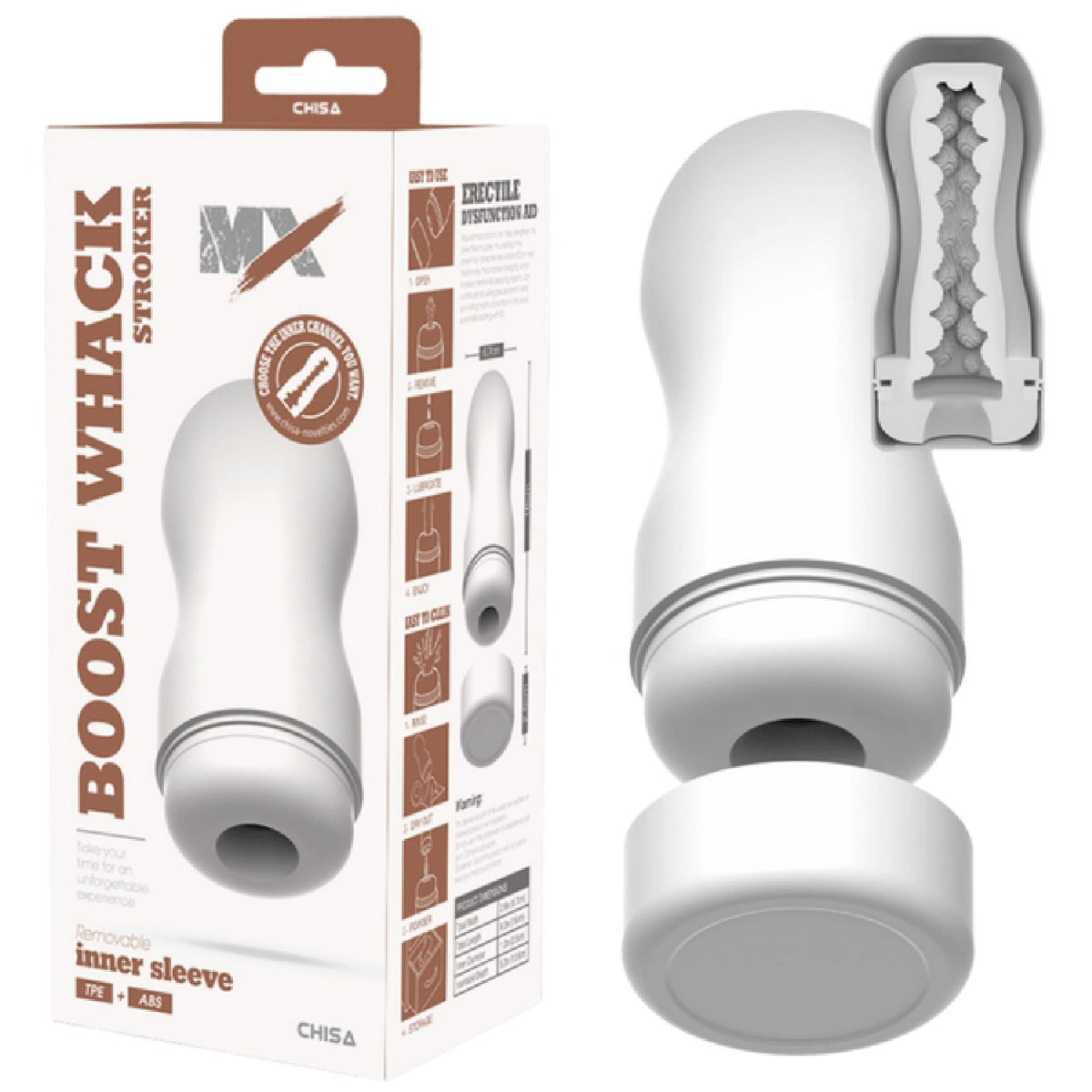 Boost Whack Stroker – Super-Soft 16cm TPE and ABS Male Stroker > Sex Toys For Men > Masturbators Cup - Tophatter Daily Deals